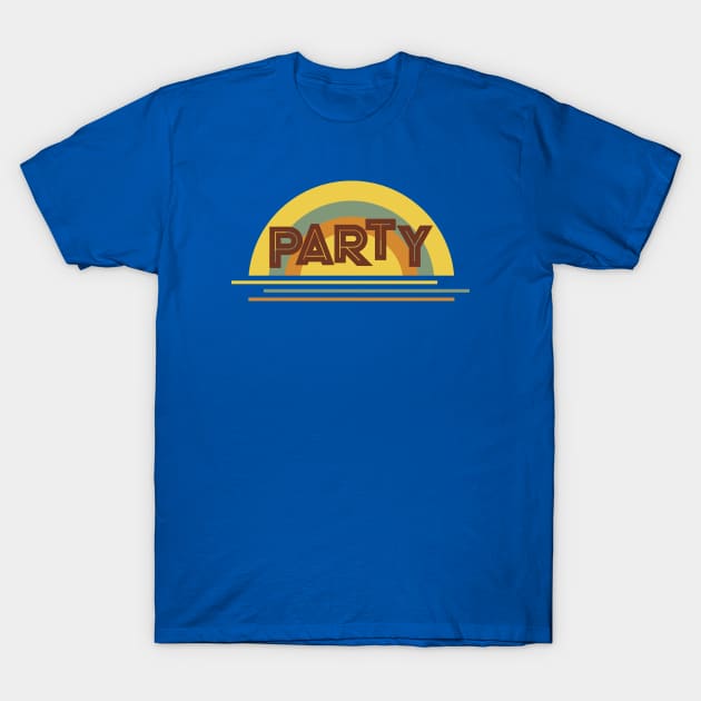 Retro Party T-Shirt by mikevotava